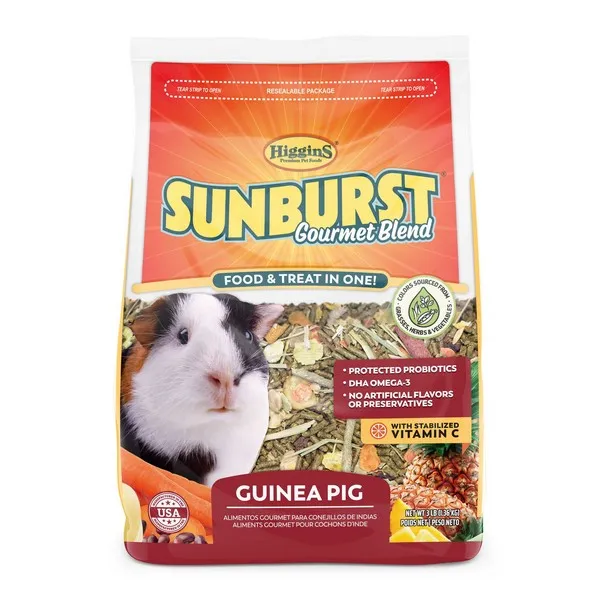 3 Lb Higgins Sunburst Guinea Pig - Food